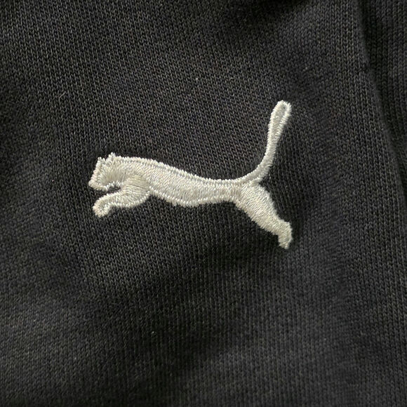 Puma Black Joggers Sweatpants Men’s L Track Athletic - Picture 2 of 9